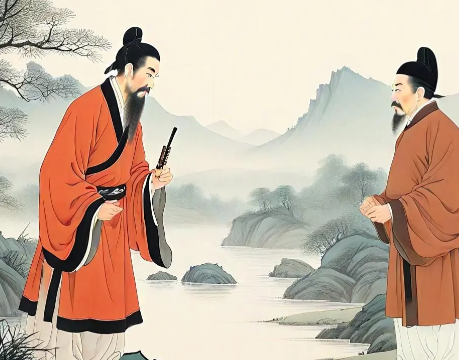 典故双璧:向秀闻笛与王质烂柯的时空交响